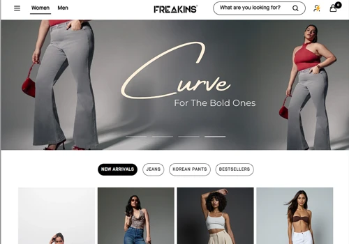 Freakins – Bold Fashion, Seamless Shopping