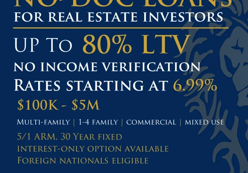No-Doc Loans Rates Starting at 6.99%. Up to 80% L