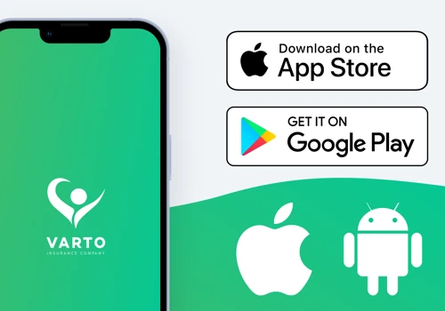 Mobile app for "VARTO" insurance company clients