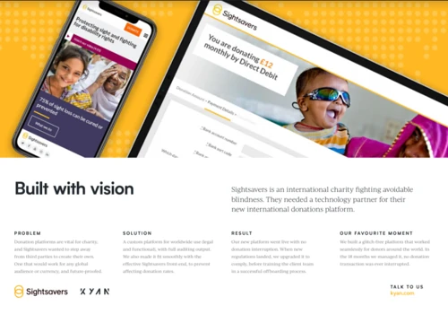 Sighsavers - Built with vision
