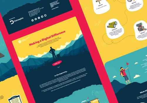 Landing page with 70% conversion rate