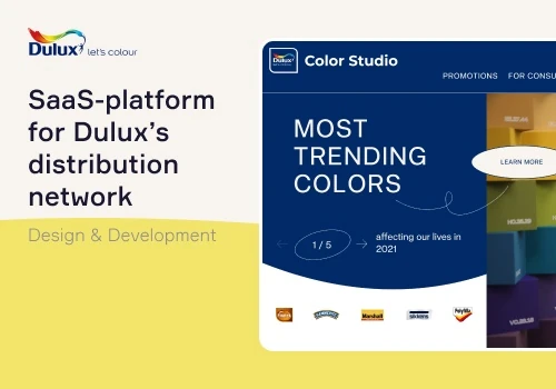 SaaS-platform for Dulux's distribution network