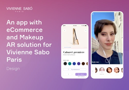 A mobile app with eCommerce and AR
