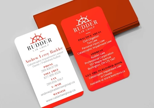 Rudder Law Group - Business Cards