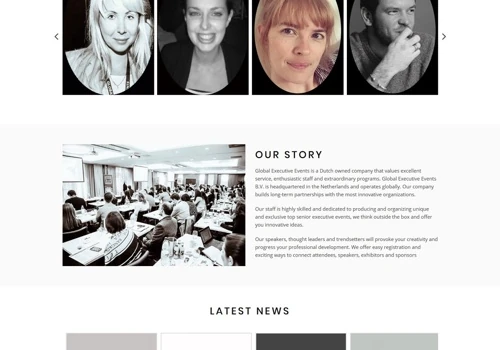 Corporate website and custom CRM web solution