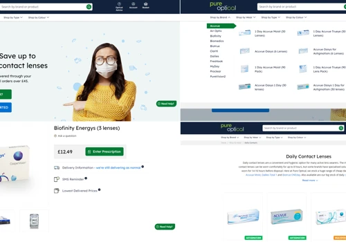 Magento e-commerce website