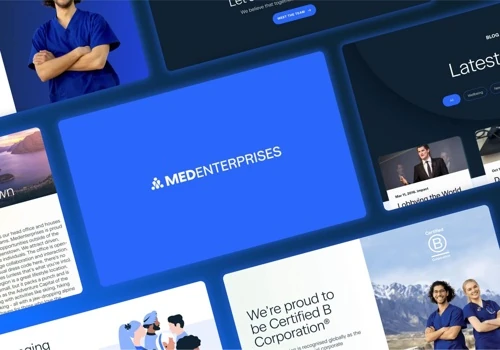Medenterprises: Website Development