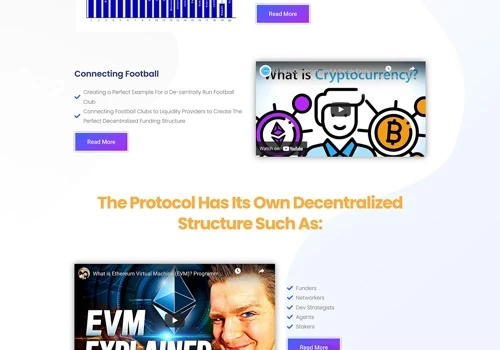 Crypto Market Website Design
