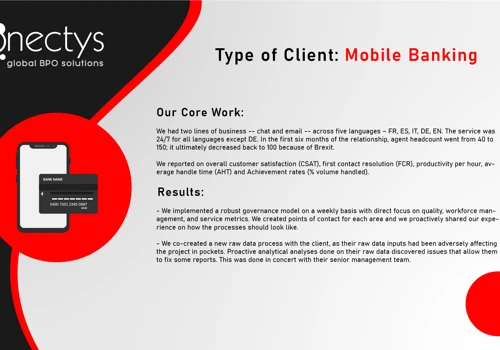 FinTech (Mobile Banking) Client