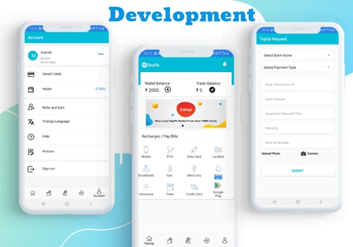 Financial payments app development