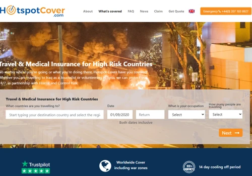 Insurance claim website