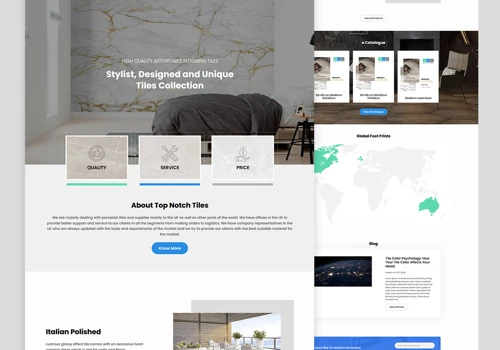Top Notch Tiles Website Design & Development