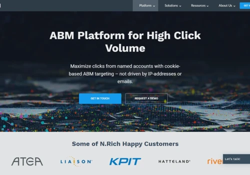 A web development services for ABM platform