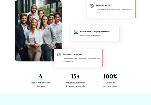 Build a public-facing website for client