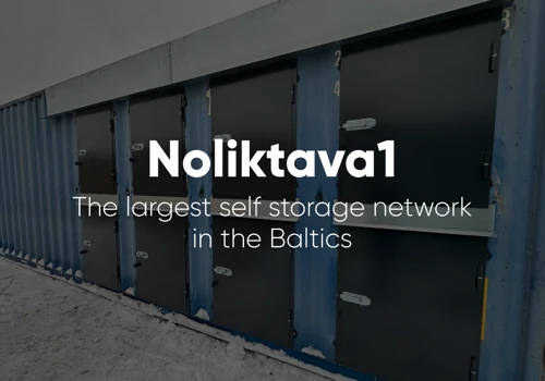 The largest self storage network in the Baltics