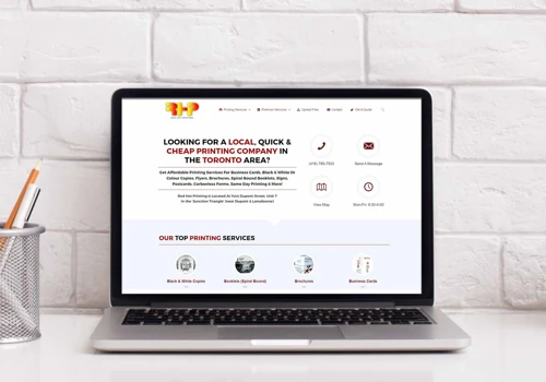 Printing Company Web Design & SEO