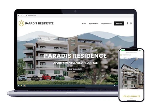 Brand new website for a real estate developer