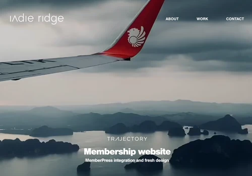 Membership website with MemberPress integration and fresh design