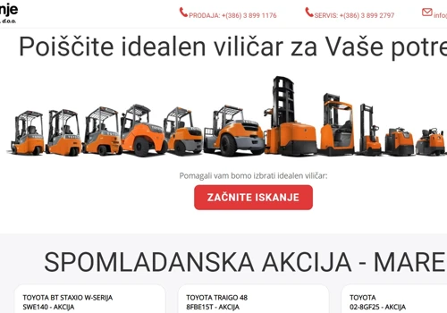 Toyota MH Slovenia web and chatbot project
