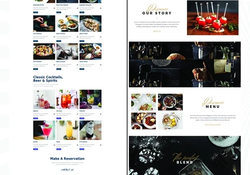 Website for Restaurant