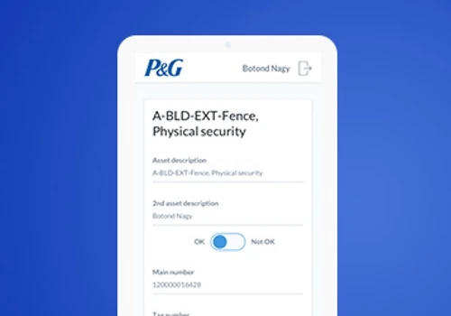 Cycle inventory counting application for P&G