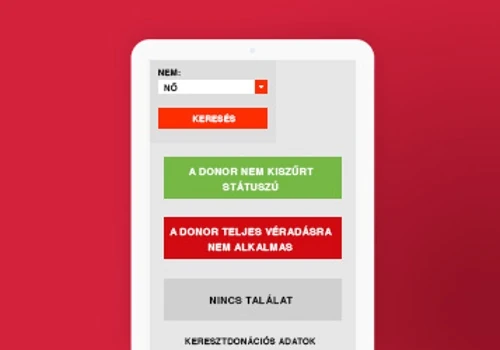 Online cross-donation registry for OVSZ