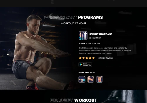 A custom website