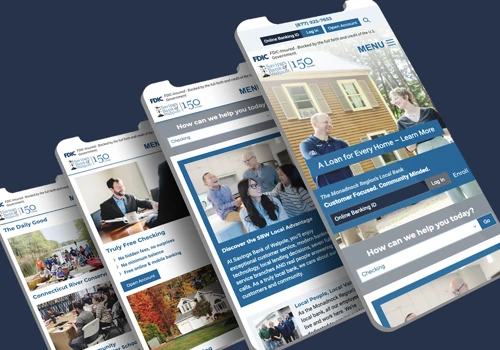 Community Bank Website Reenvisioned