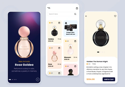 Perfume eCommerce Mobile App