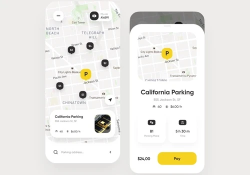 Parking booking app