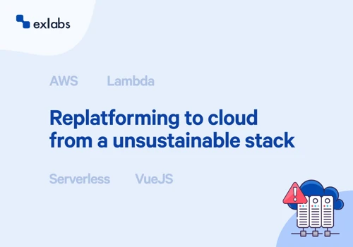 Replatforming to cloud from a unsustainable stack