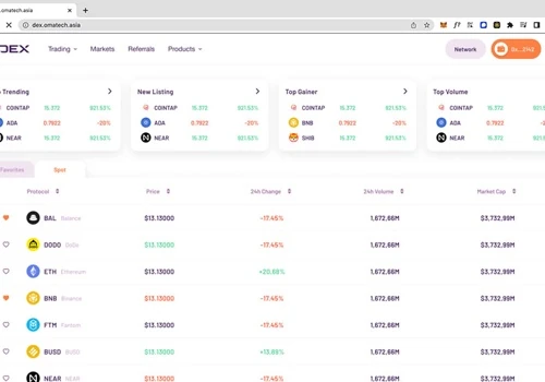 ODEX Crypto Exchange Platform