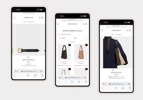 Optimising eCommerce Platform for J&M Davidson