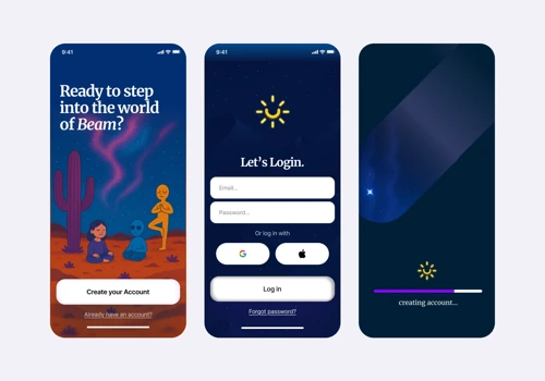 BEAM | Meditation App Design