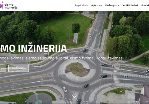 Custom website for Traffic modeling company