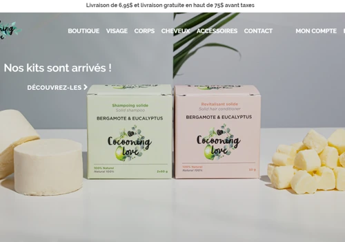 eCommerce website for skincare brand