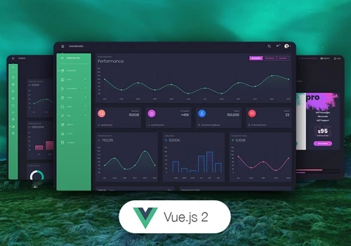 Free & premium Vue.js dashboards & templates
