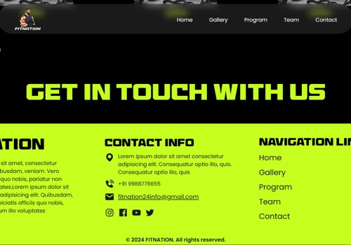 GYM Website