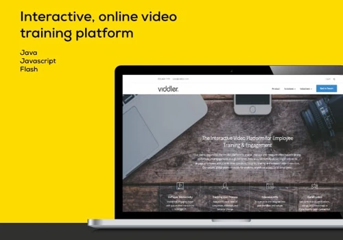 Interactive, online video training platform for Viddler