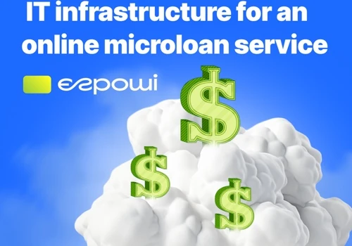 IT infrastructure for an online microloan service