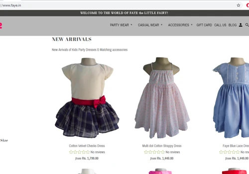 Shopify Store for Baby Dresses