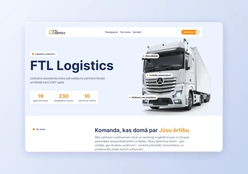 Logistic Company website