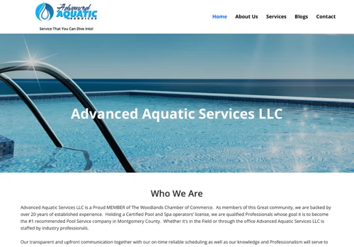 Web design Pool Service Company