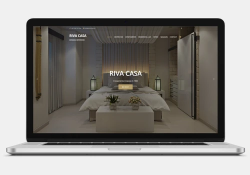 Interior design e-commerce website