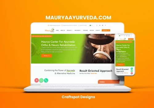 Maurya Ayurveda - Webdesign