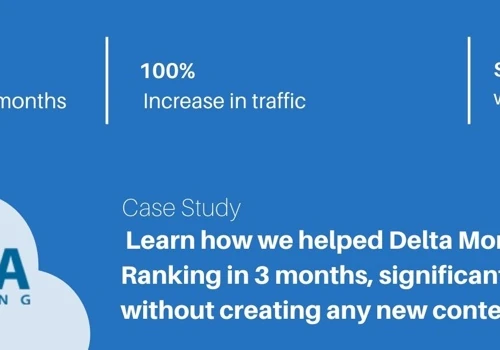 1st Page Ranking in 3 months for Delta Monitoring