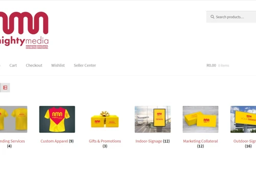 E-commerce web design and development