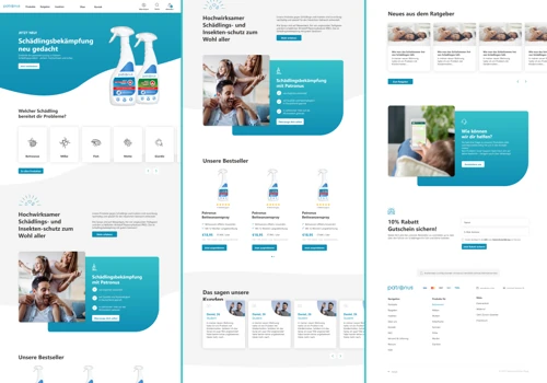 Custom UI/UX Design & Web Development for Patronus