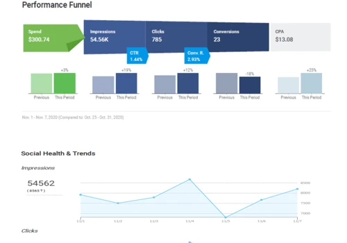 Social Media Marketing Reporting