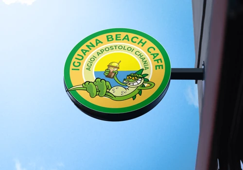 Branding for Iguana Beach Cafe Chania